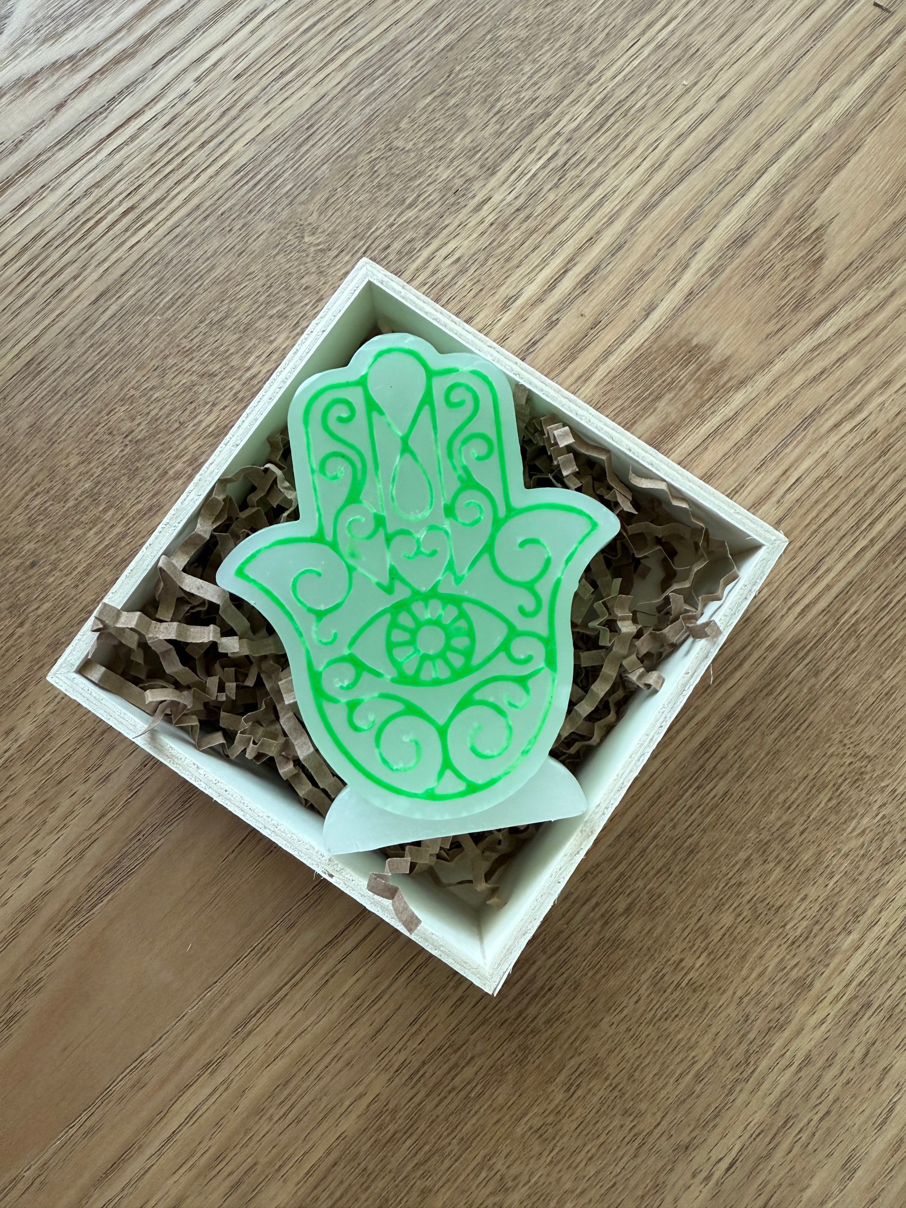 Vela de mano Hamsa
