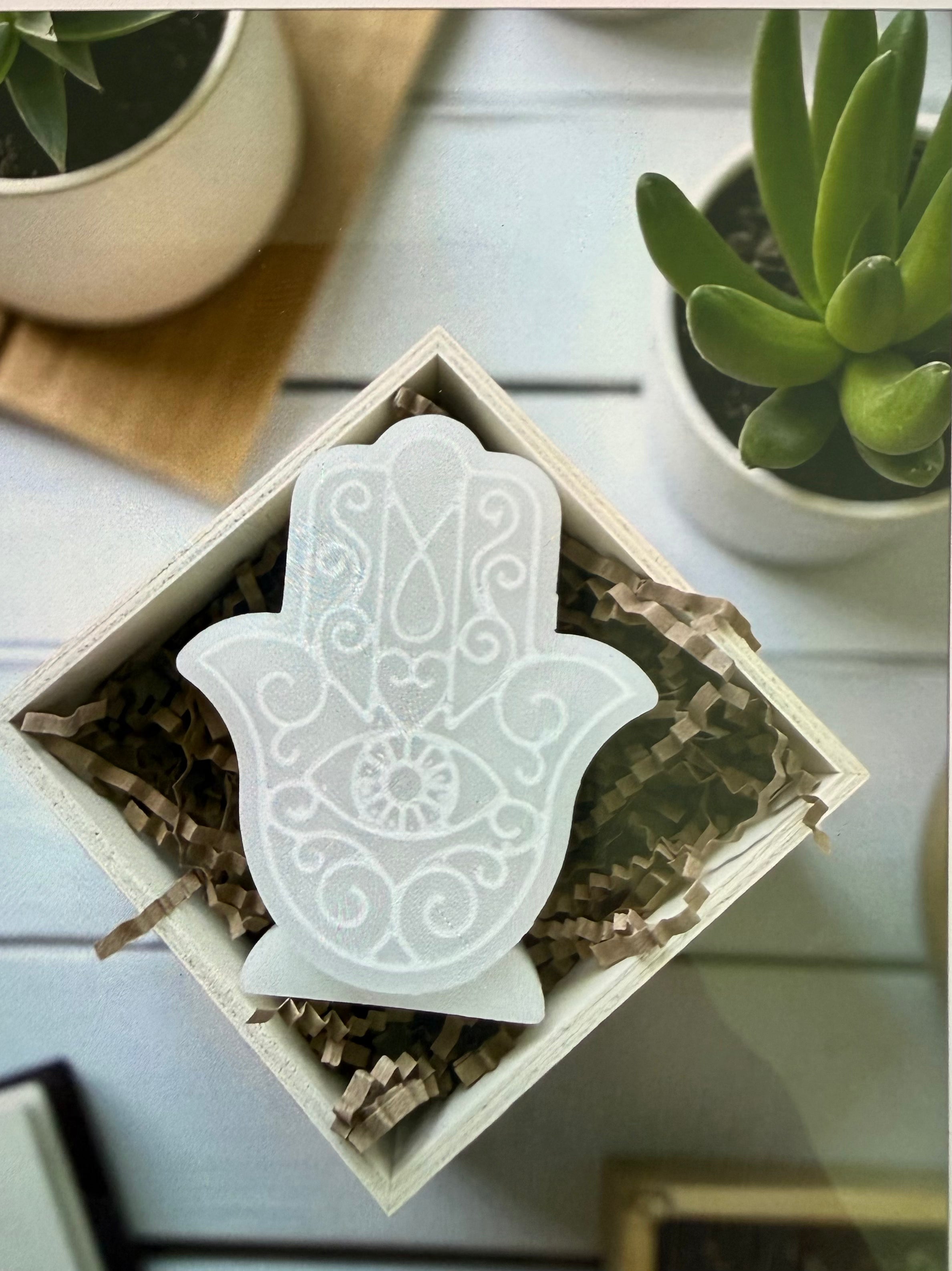 Vela de mano Hamsa
